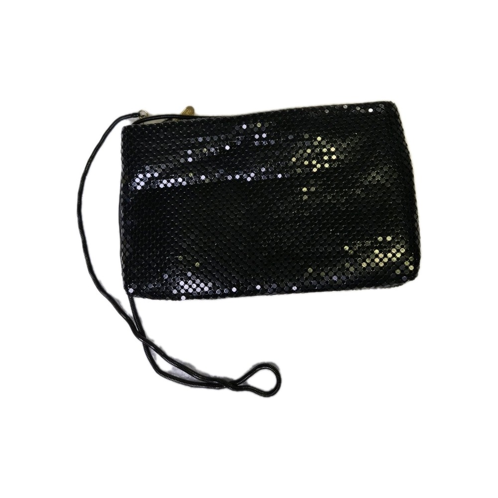 Black Beaded Vintage Evening Black Serpent Chain Crossbody‎ Party Formal